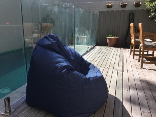 Puf Bola Jeans XL